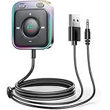 JOYROOM 2023 Aux Bluetooth Adapter Auto mit Freisprecheinrichtung,【Hi-Fi Stereo Audio】 USB Bluetooth 5.3 Adapter【Plug & Play】 KFZ Bluetooth Empfänger Klinke Aux für Auto Lautsprecher, Verstärker
